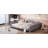 Full Size Upholstered Daybed, Sherpa Fabric Sofabed With Cloud-Shaped Backrest, No Box-Spring Needed, Gray-357622455