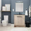 Meuble-lavabo simple 30 po avec plateau en céramique Daneca