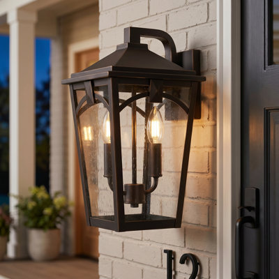 Lanterne murale d'extérieur 2 lumières Alyan