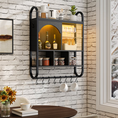 4 Tier Modern Floating Windowsill Wall Shelf