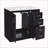 36" Bathroom Vanity with Ceramic Sink,Freestanding Vanity with 3 Drawers and Soft Closing Doors-1390926717