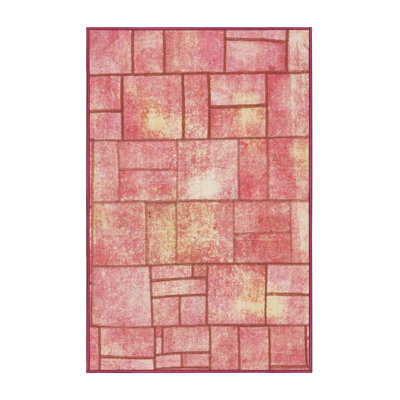 Tapis décoratif multicolore à motif abstrait