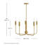 Lustre 5 lumières à niveaux multiples Austen-1057258241