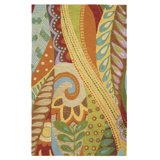Art Soul Handmade Tufted Wool Yellow/Green Area Rug