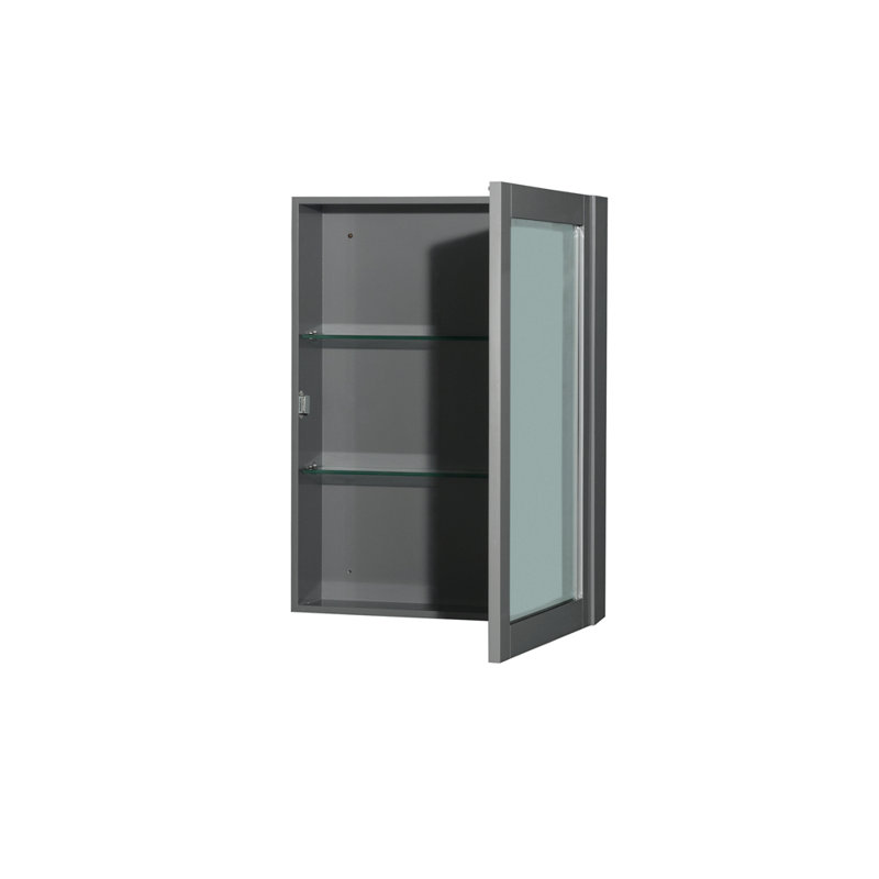 Sheffield 60" Single Bathroom Vanity Base Only, Dark Gray
