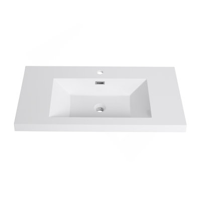 36" Bathroom  Resin Sink