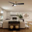 Striver Smart Flush Mount Ceiling Fan with Remote Control and Light Kit Included-1005041723-1005043484-1004858180