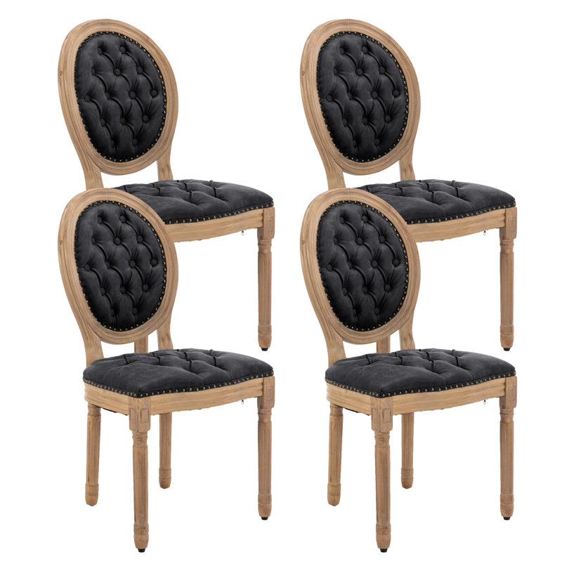 Chaise parsons Norland, Noir