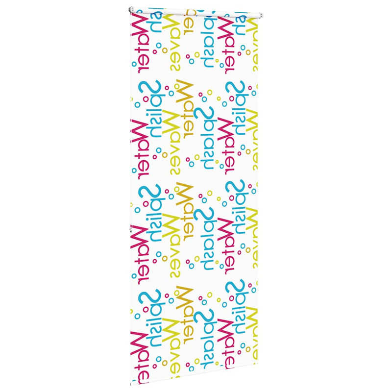 Room Darkening Roller shade, 60 x 240 cm, without Cassette, Colourful Words