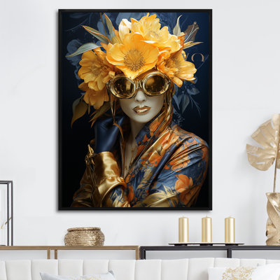 " Vibrant Vogue Woman Portrait "