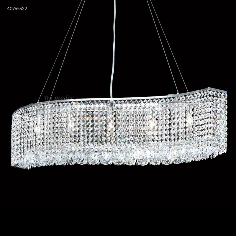 Contemporary 5 - Light Silver Kitchen Island Pendant, Chinese (K9)