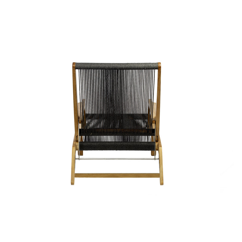 Skagen Outdoor Teak Lounge Chair, No Cushion