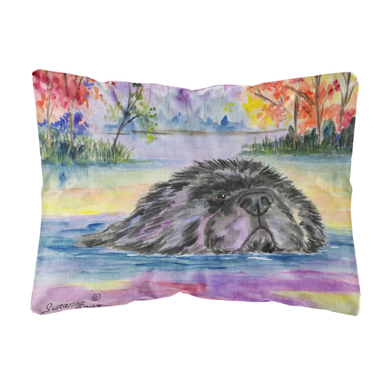 Coussin décoratif intérieur/extérieur terre-neuve