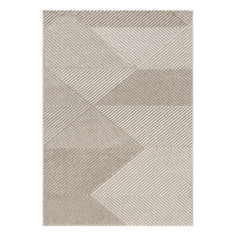 Stylish Area Rug (3.3 x 9.8 Feet), Cream & Beige, 100% Polypropylene | Machine Woven with Woven Underside, Digital Printing | Perfect for Living Room, Bedroom, or Hallway - Soft, Durable, and Elegant Design