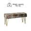 Pearman Faux Fur Upholstered Bench-1332475737-1332475736