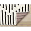 Tapis rayé noir et blanc Fresno-102210974