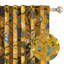 Fancy Hummingbird Patterned  Room Darkening Curtain,Rod Pocket Back Tab Floral Drapes,Set of 2-1866619461-1866830994