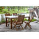 Fleur 68'' Rectangular 4 - Person Outdoor Dining Set