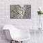 «Wild Floral Branches Neutral» par Katrina Pete, art mural en métal-264485068