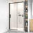 44'' - 48'' W X 74'' H Single Sliding Semi-Frameless Shower Door With 5/16'' Tempered Glass-124488402-125950956