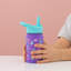 Bouteille d'eau isotherme en acier inoxydable pour enfant JoyJolt 12 oz avec paille et couvercle, mer