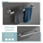 2-Piece Bath Hardware Set Wall Mounted Bathroom Accessories Set With Toilet Paper Holder And Towel Bar In Brushed Nickel-121793993