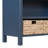 Vintage Console Table With Drawers, Water Hyacinth Woven Baskets, Multi-Color Options, Ideal For Entryway And Living Room-1306459494