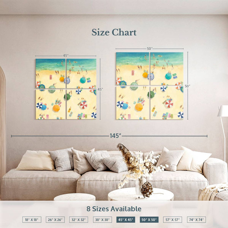 Summer Gillard Fun, 50" H x 50" W