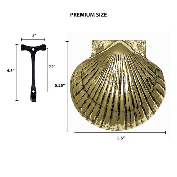 Michael Healy Designs Pinecone Door Knocker - Brass (Premium Size