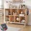 Bibliothèque en bois Pine