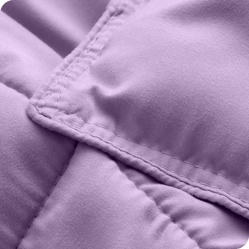Ultra-Soft All Season Comforter Set, Lavender, Full Comforter + 2 Standard Shams