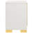 White 2-drawer Nightstand