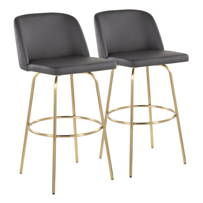 Tabouret de comptoir pivotant 25,5 po Lakyia