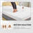 Mattress, Vumece 10 Inch Gel Memory Foam Mattress Medium Firm, Pressure Relief & Cool Sleep, Fiberglass Free, CertiPUR-US Certified, Mattress in a Box-1116646739