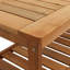 Table basse d'extérieur en bois Meranti Fricke