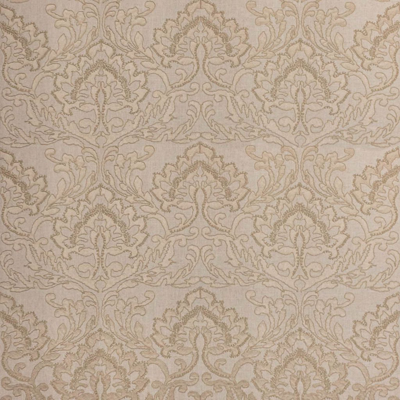 Tissu damassé, Lin