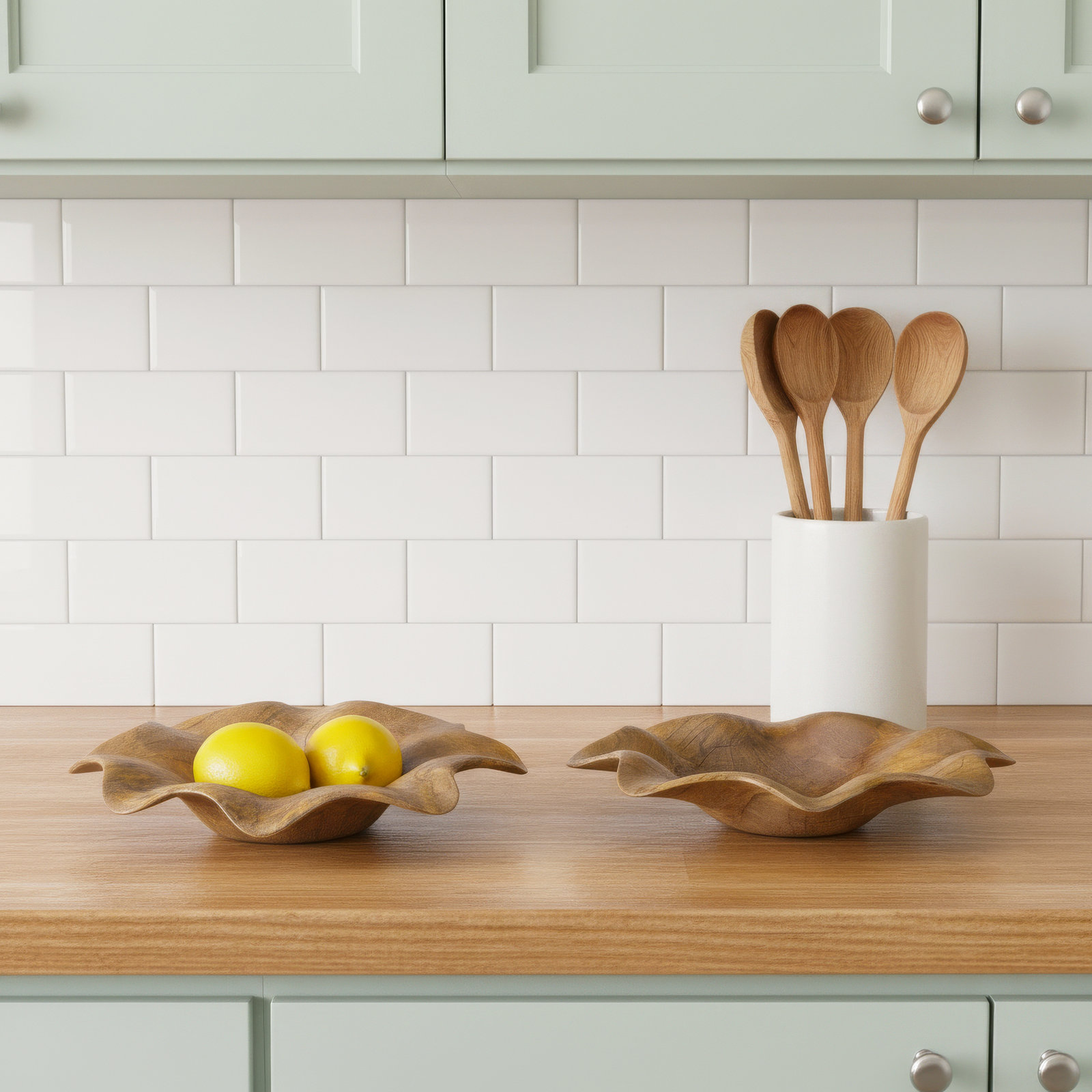 Delsie - Organic Teak Bowl