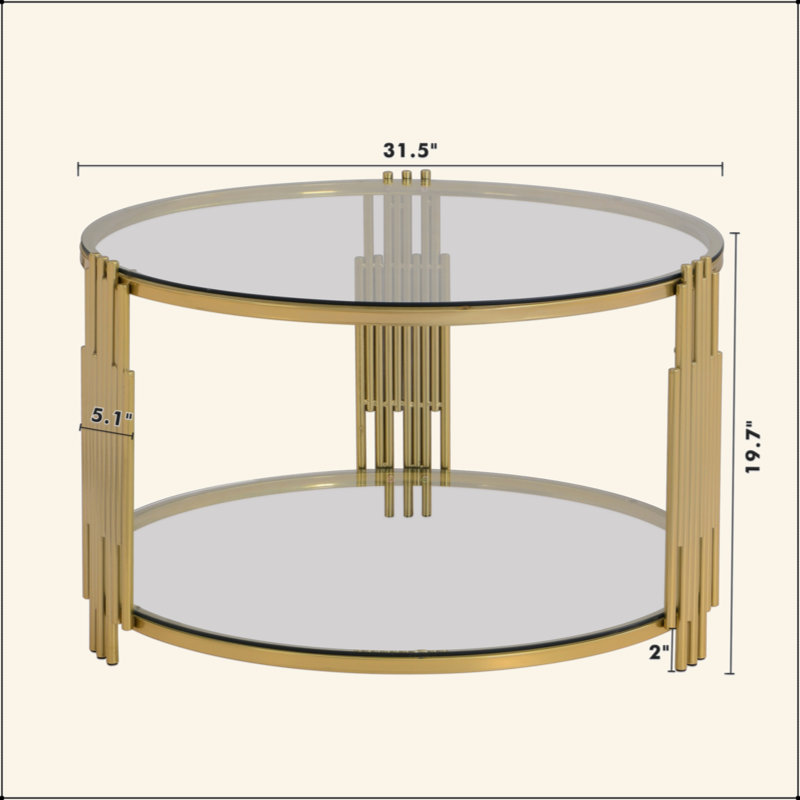 Table basse Modern, Transparent