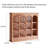 North America A Grade Cherry One Piece Solid Wood Storage Rack Simple European Style Solid Wood Kitchen Table Cup Holder For Home