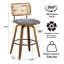 Ensemble de 2 tabourets de bar rotatifs Valerie-2051404538
