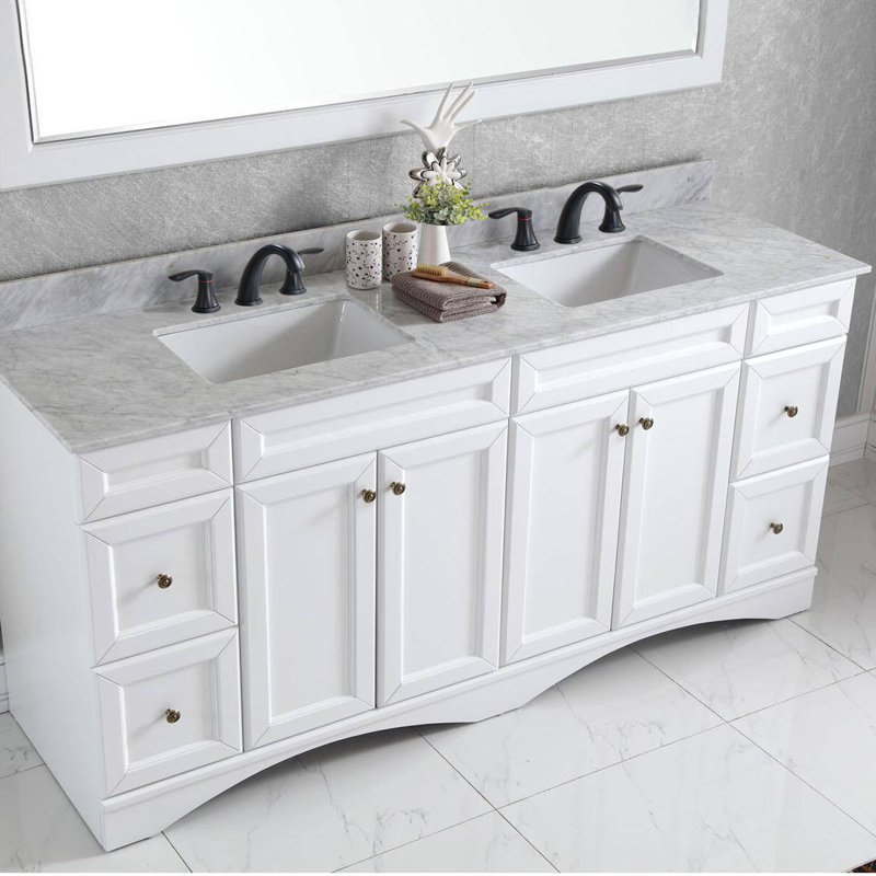 Widespread 2-handle Bathroom Faucet with Drain Assembly, Matte Black