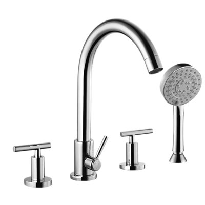 Deck Tub Filler with Diverter