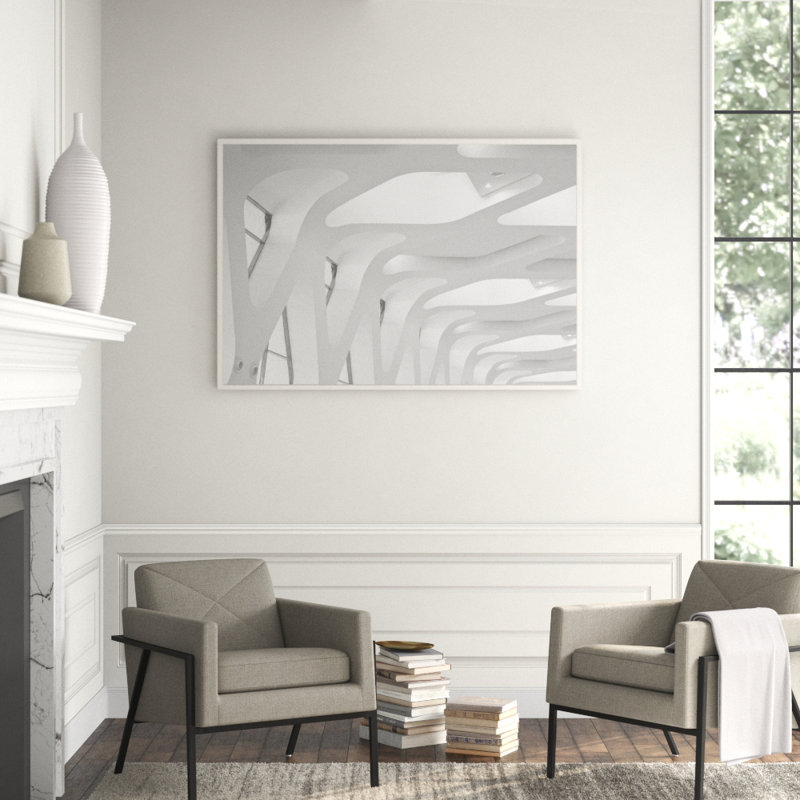Architectural Moment 6' Framed Photographic Print on Glass