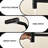 360 Rotating Kitchen Faucet With Pull Down , Matte Black Finish, Single Handle, Hot And Cold Water, Three Spray Options Pull-Down Black, Lever,-606191620