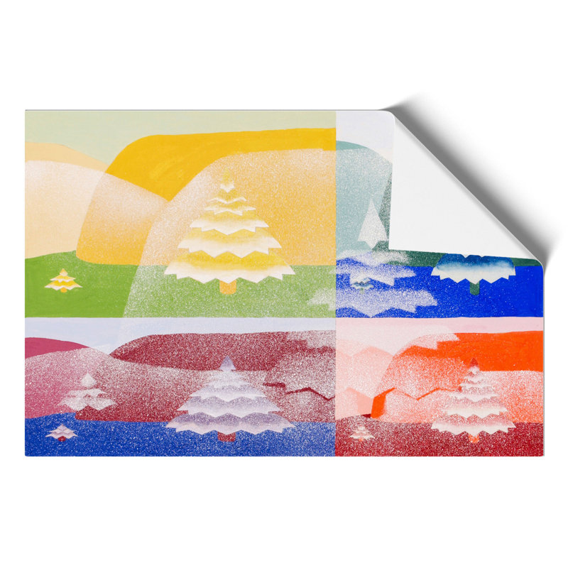 Trees - No Frame Print, 21cm H x 30cm W x 0.1cm D