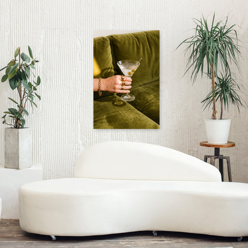 Art mural contemporain A Martini, H 36 po x l 24 po