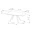 Retractable Sintered Stone Dining Table With Solid Wood Base