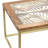 Adagio Acacia Laser Cut Coffee Table, Gold