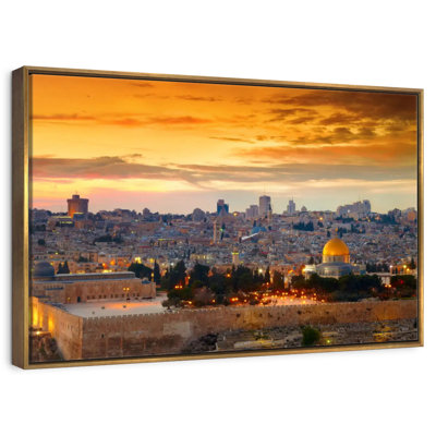 Jerusalem Sunset Cityscape