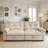77‘’  Multifunctional 2-in-1 Sofa Bed, Beige-1775613096